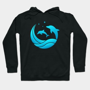 Night Dolphins Hoodie